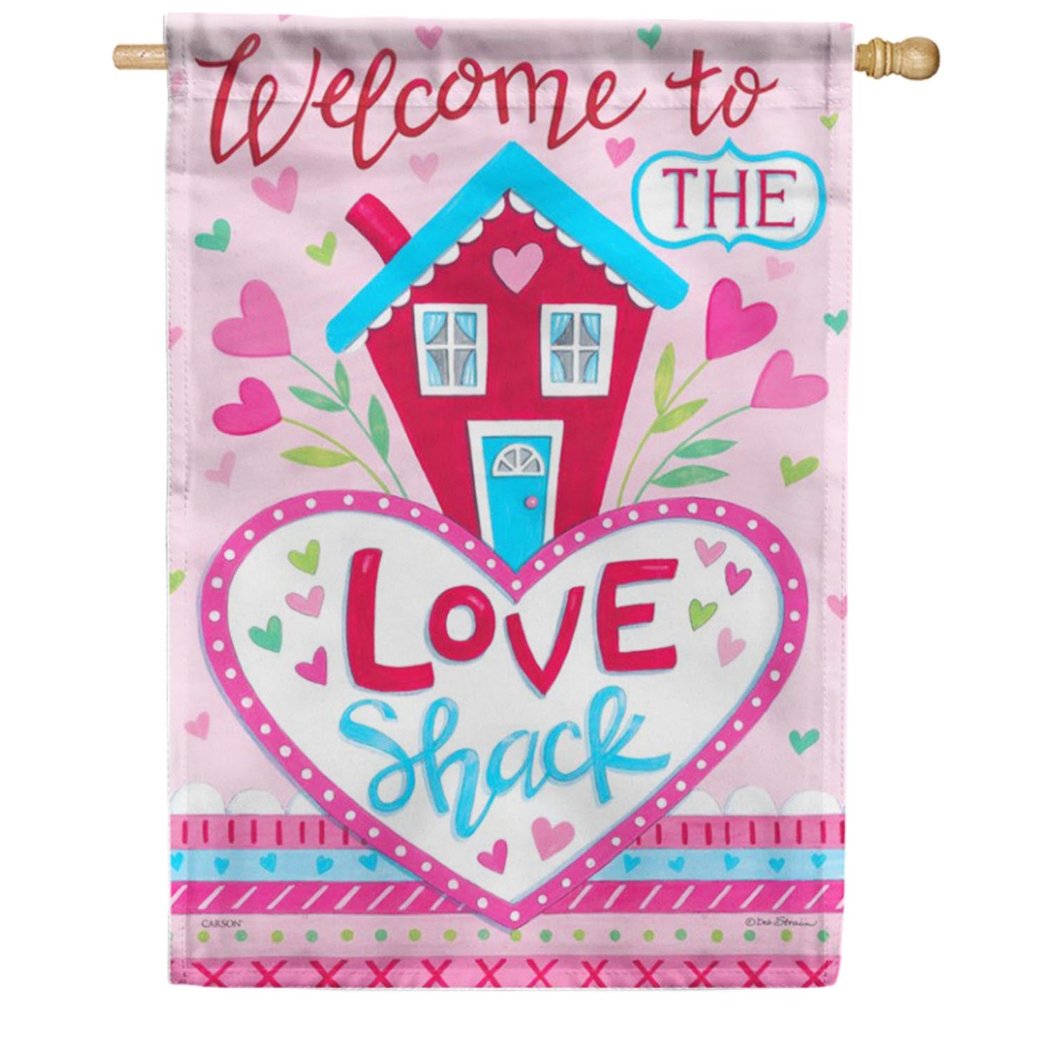 Love Shack House Flag