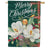 Elegant Magnolia Christmas House Flag