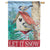 Red Roof Birdhouse House Flag