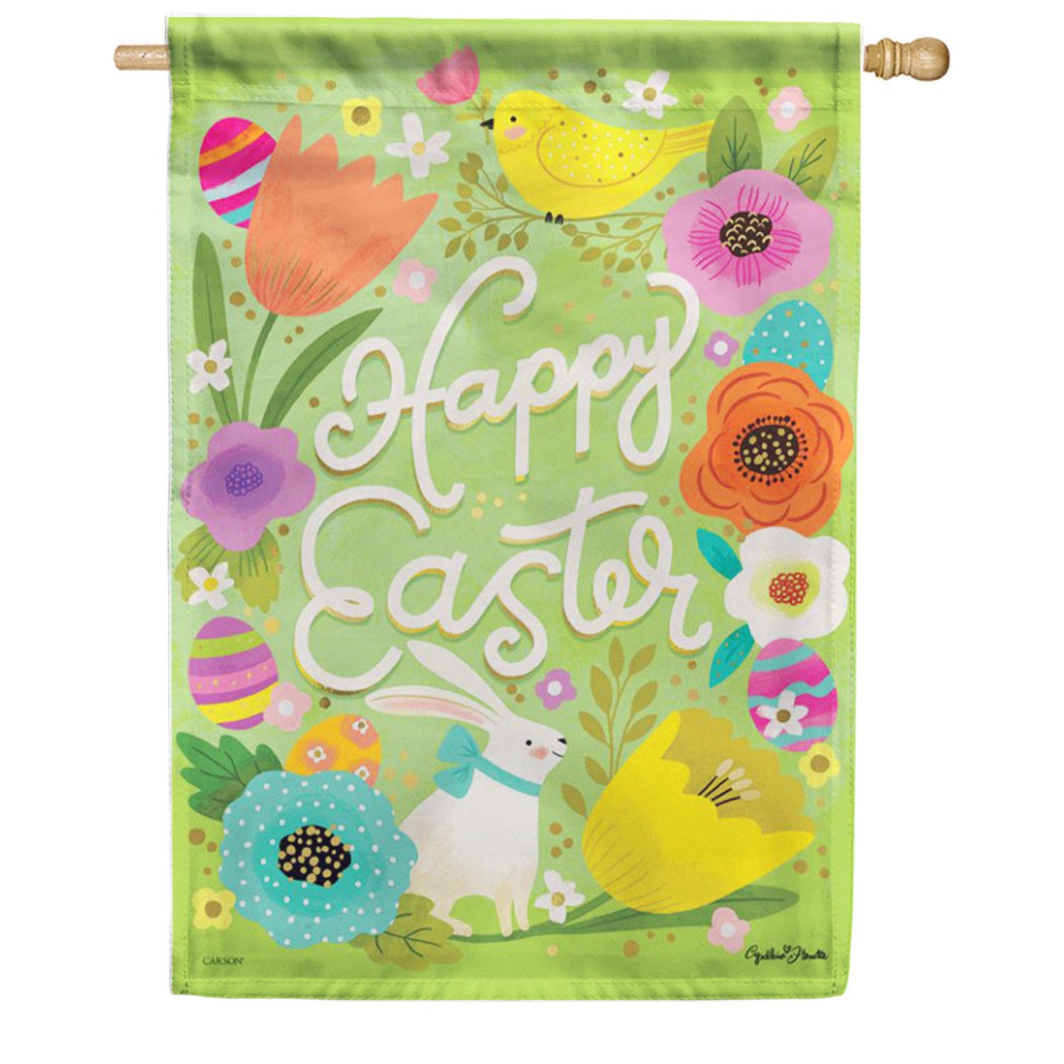 Happy Easter Medley House Flag