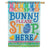 Bunny Stop Here House Flag