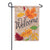 Welcome Leaves Applique Garden Flag