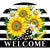 Sunflower Watering Can Arbor Mate