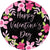 Valentine's Floral Accent Magnet