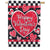 Valentine's Check Double Sided House Flag