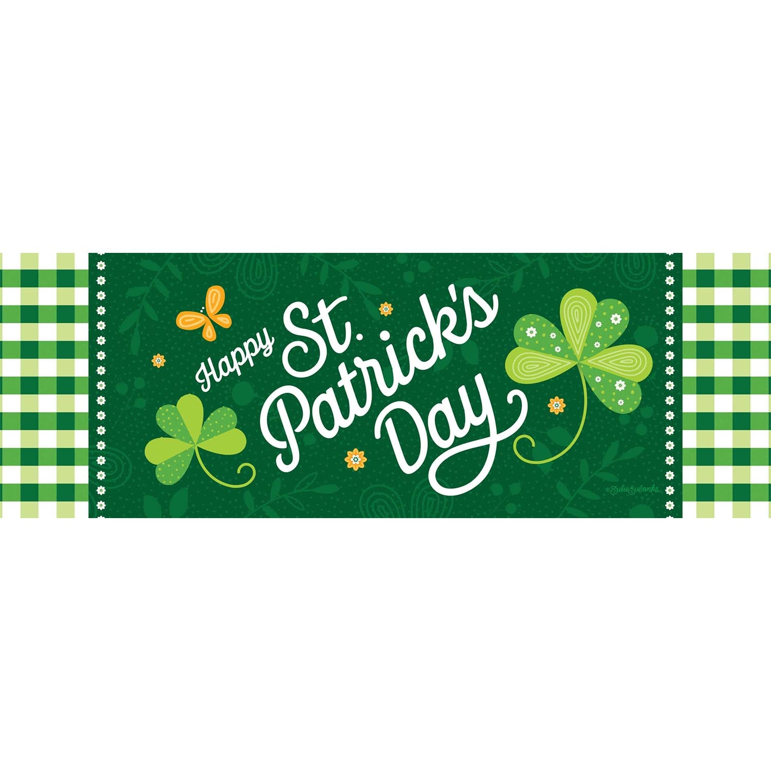 St. Pat's Check Signature Sign