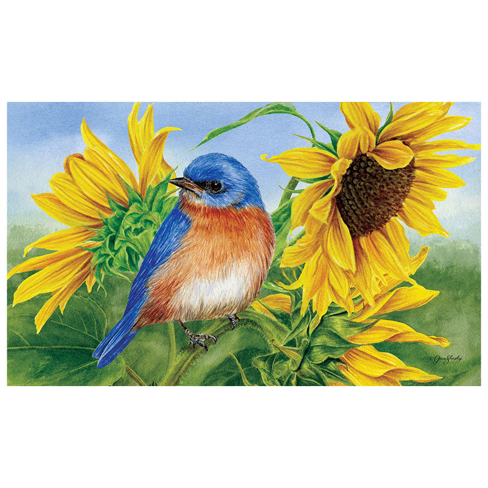 Bluebird Sunflowers Mat