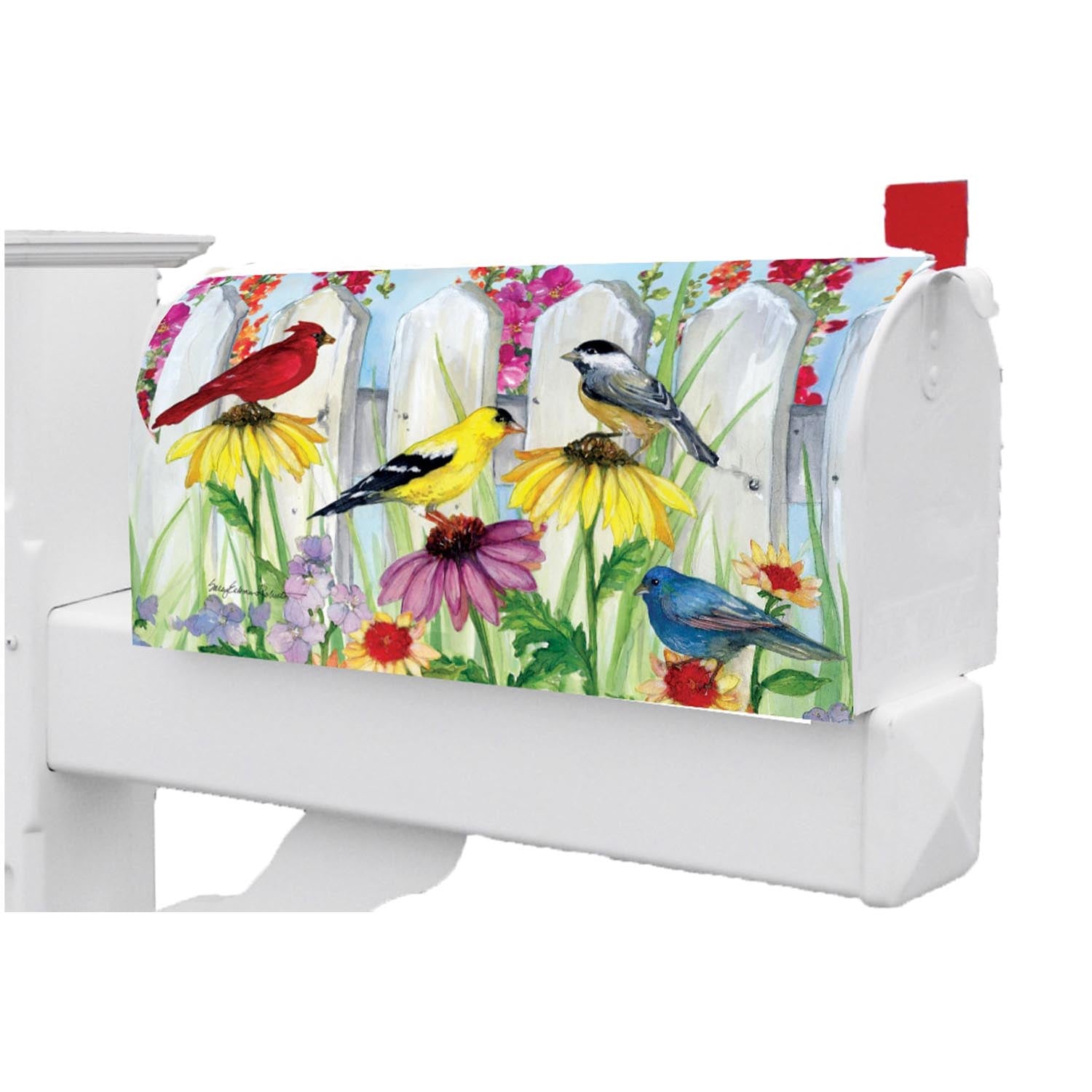 Songbird Fence Mailbox Makeover