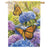 Monarch Hydrangeas Double Sided House Flag