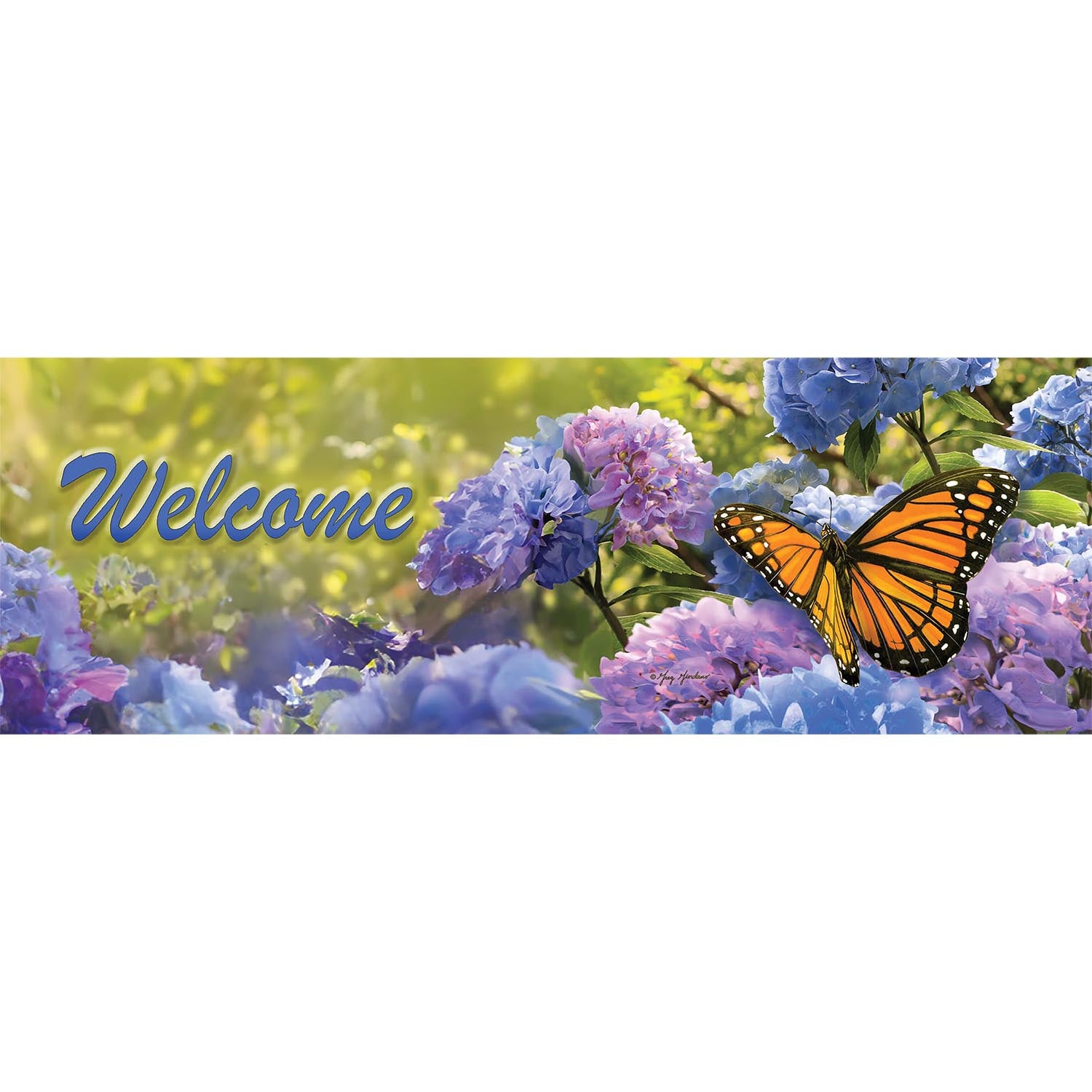 Monarch Hydrangeas Signature Sign