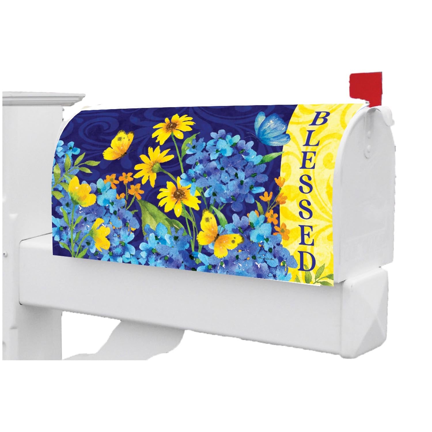 Bless Hydrangeas Mailbox Makeover