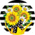 Sunflower Watering Can Accent Magnet