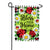 Ladybug Diamond Double Sided Garden Flag