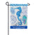 Blue Seahorse Double Sided Garden Flag