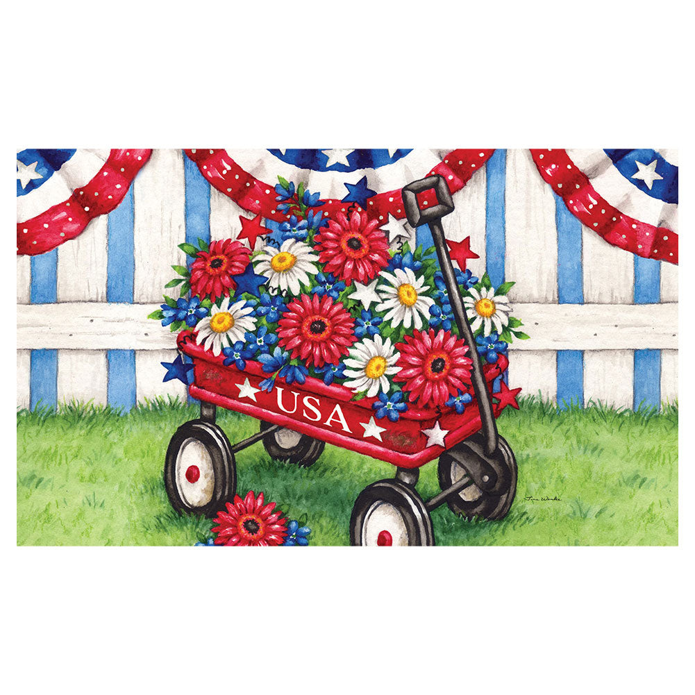 Patriotic Wagon Mat