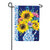 Sunflower Chinoiserie Double Sided Garden Flag