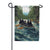 Bear Canoe Double Sided Garden Flag