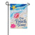 Beach Time Applique Garden Flag