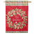 Tis the Season Wreath Burlap House Flag