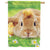 Bunny and Duckling Lustre House Flag