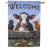 Cow and Chicks Double Sided Suede House Flag 28x40