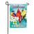 Welcome Friends Songbirds Burlap Garden Flag