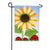 Sunflower & Ladybug Burlap Garden Flag