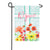 Rejoice Cross Burlap Garden Flag