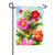 Beautiful Florals Burlap Garden Flag