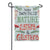 Santa's Forest of Wonder Burlap Double Sided Garden Flag