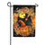 Halloween Wreath Suede Textured Garden Flag