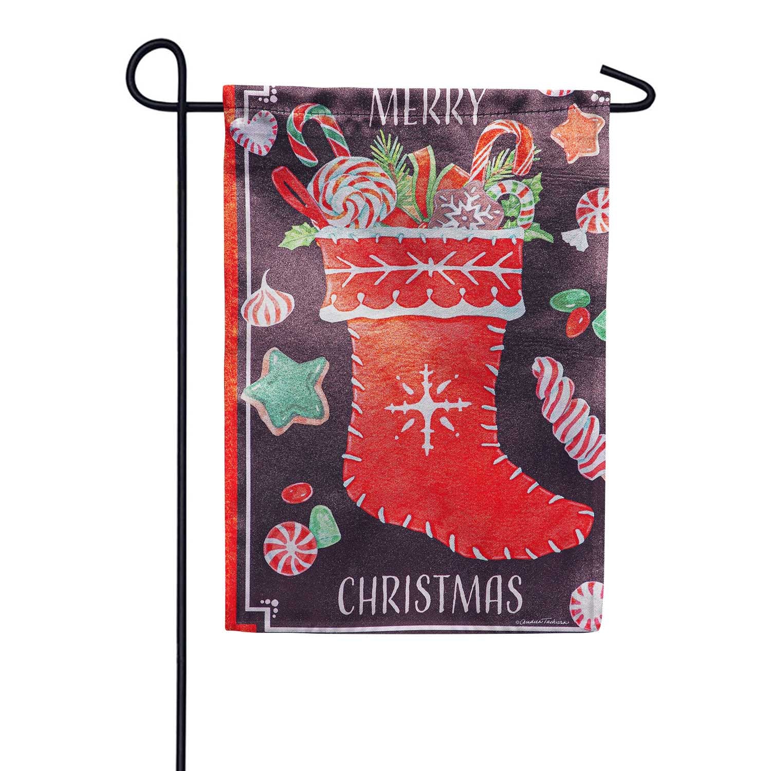 Christmas Stocking Garden Flag