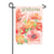 Moire Welcome Poppies Double Sided Garden Flag