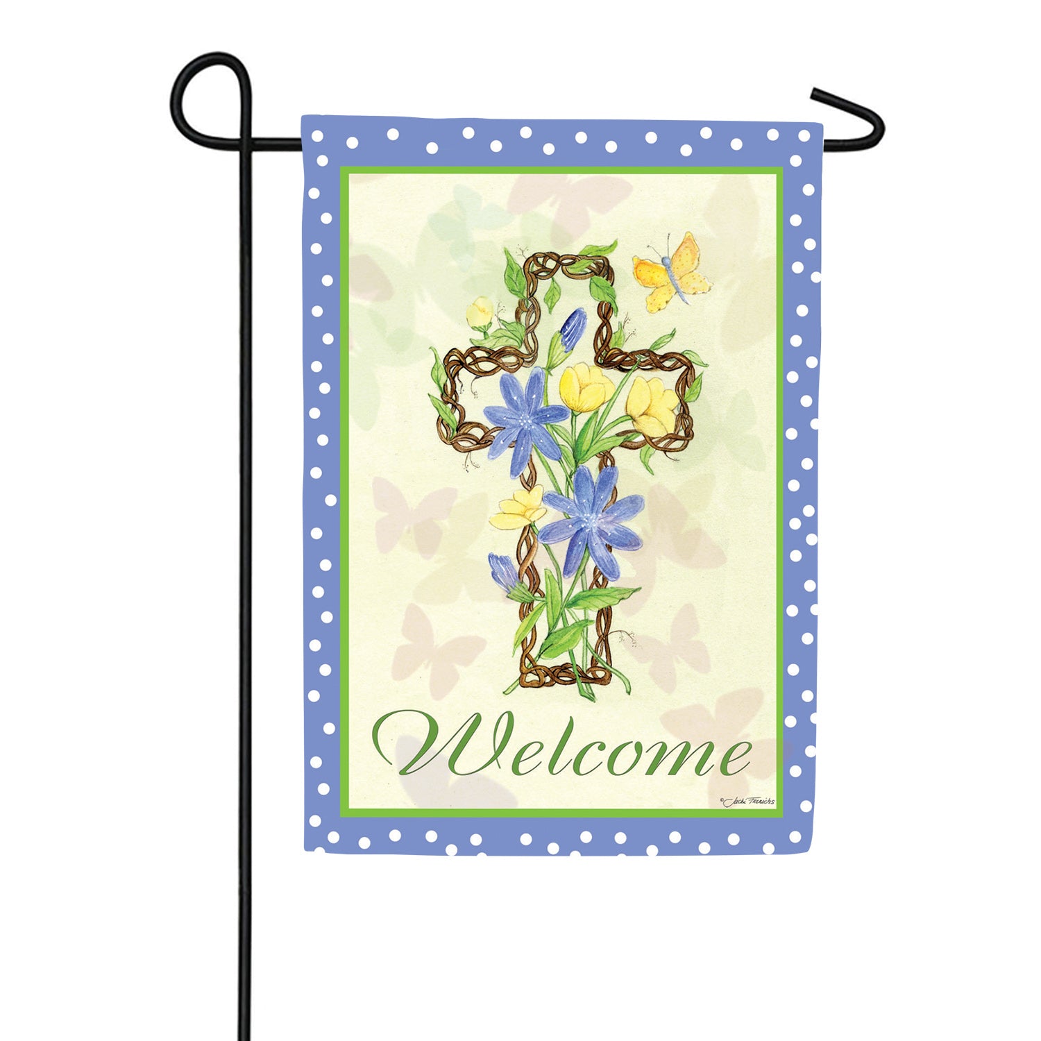 Easter Welcome Garden Flag