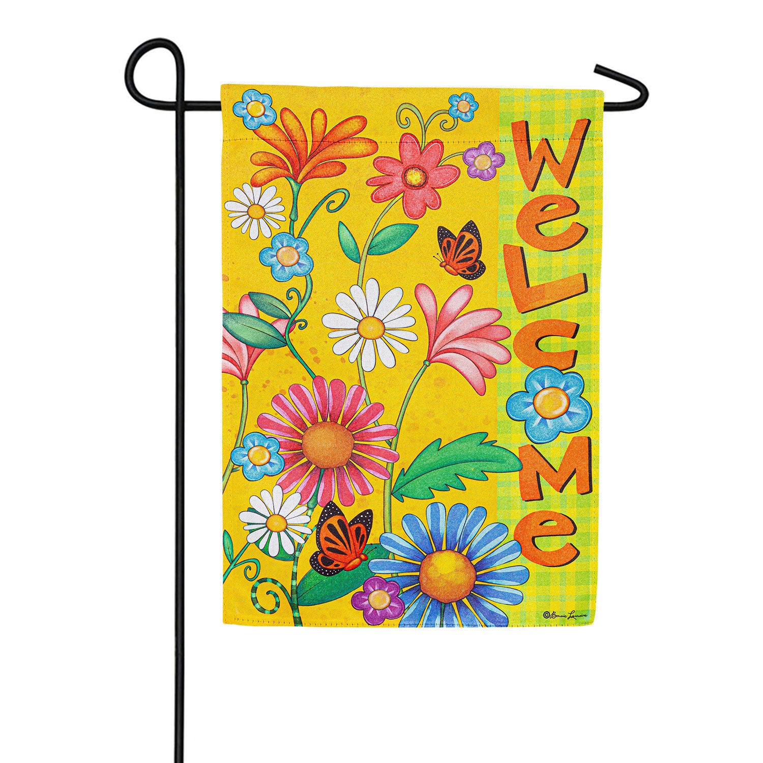 Welcome Spring Double Sided Garden Flag