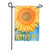 Evergreen Welcome Sunflower Double Sided Garden Flag