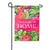 No Place Like Home Suede Double Sided Garden Flag