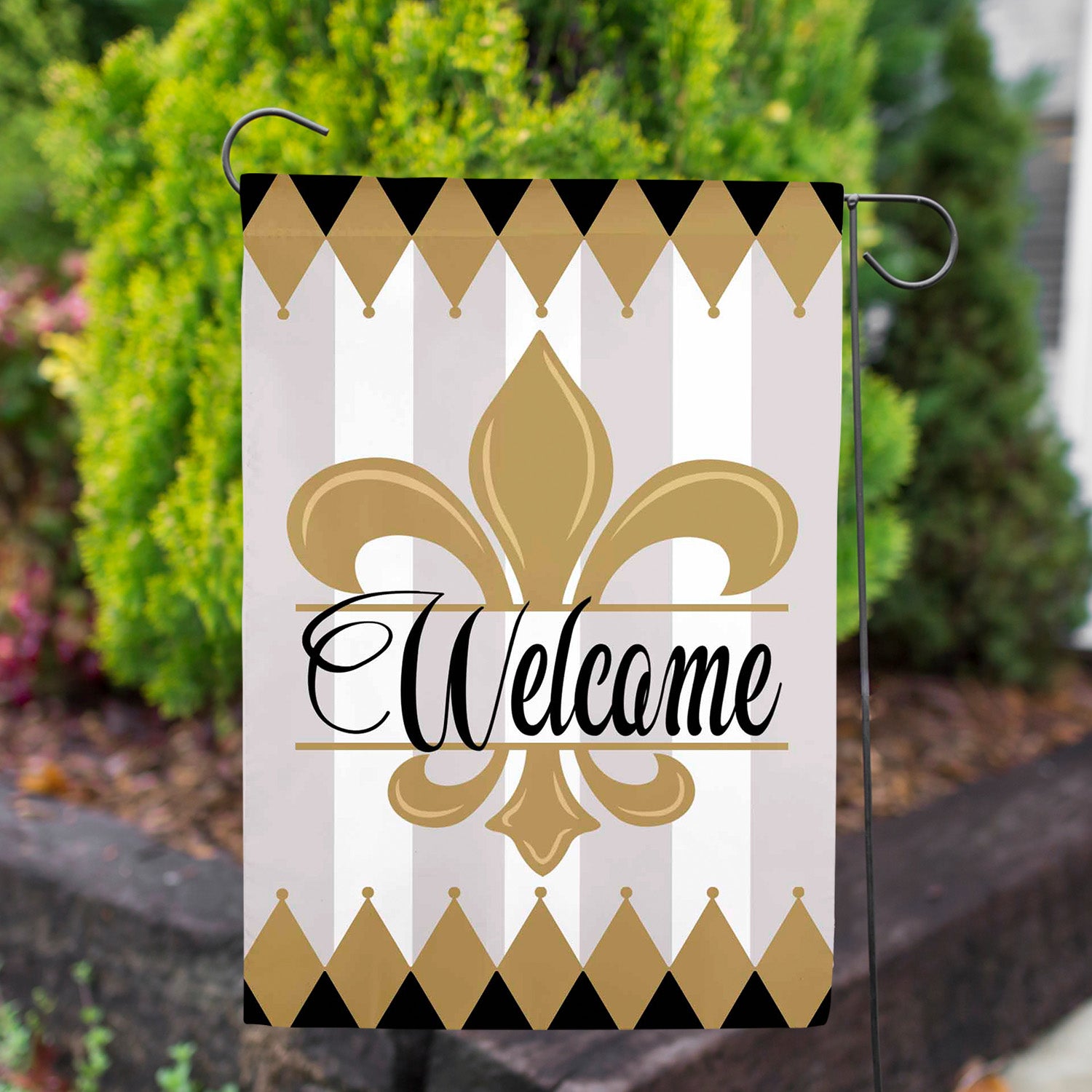 Beautiful Home Suede Double Sided Garden Flag
