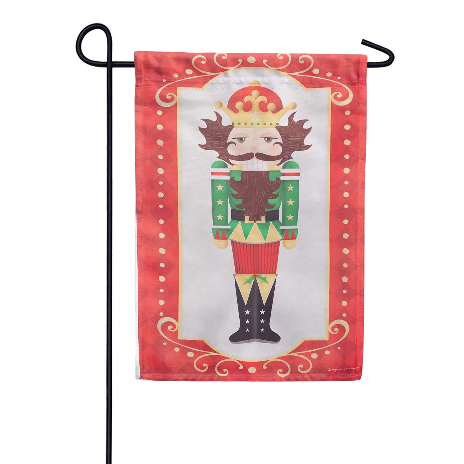 Trio Nutcracker Double Sided Garden Flag