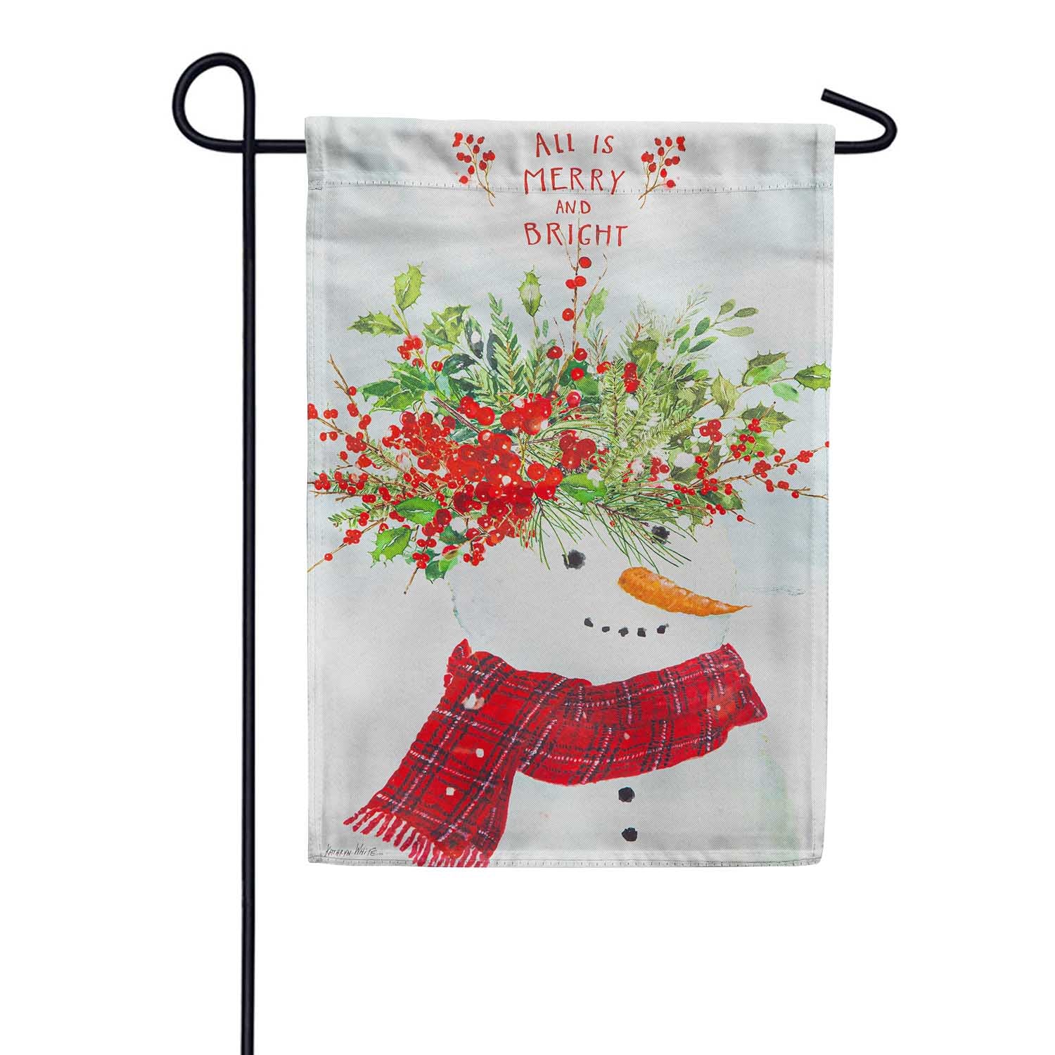 All is Merry and Bright Double Sided Garden Flag