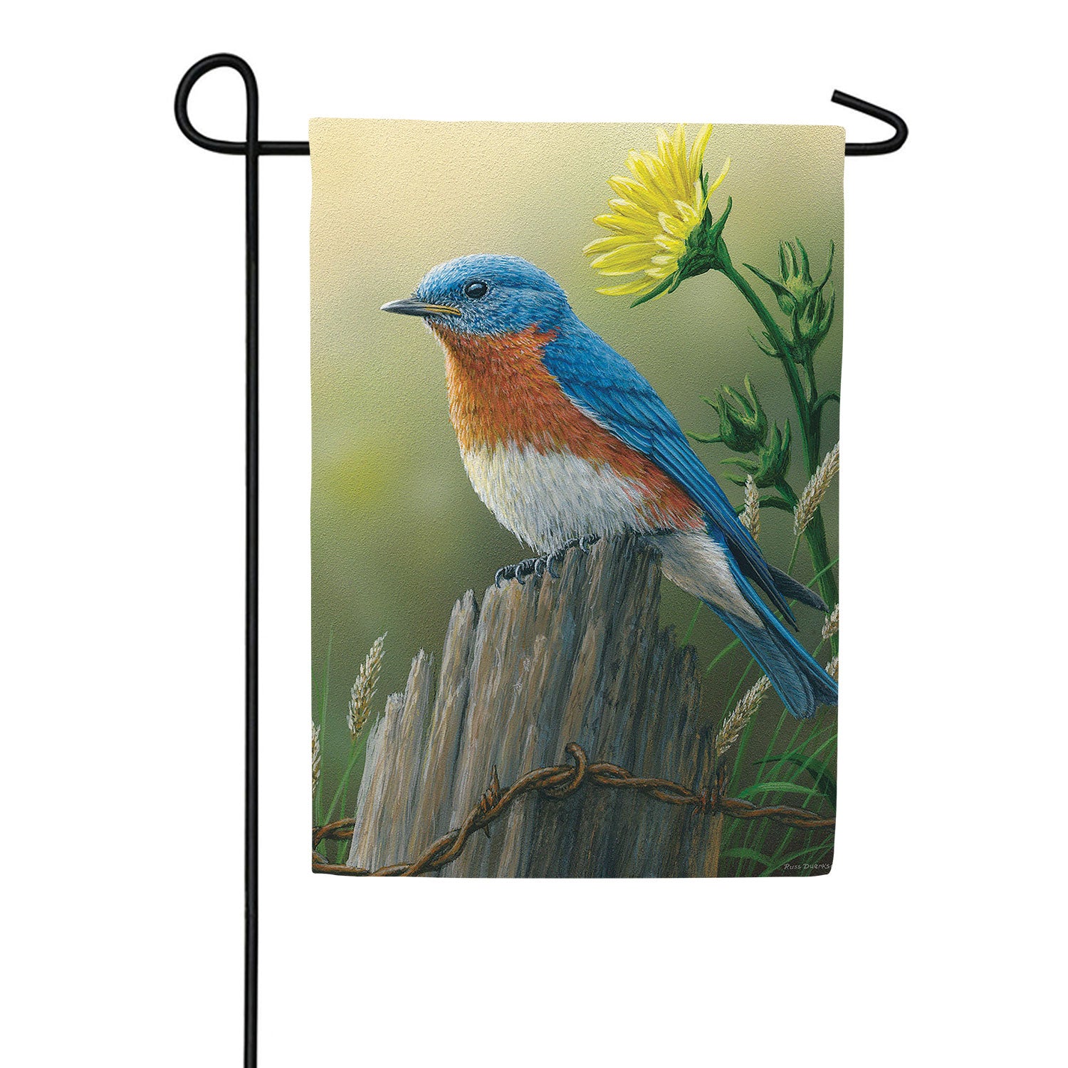 Eastern Bluebird Double Sided Garden Flag