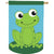 Frog Basic Double Sided Applique House Flag