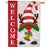 Evergreen Holiday Gnome Appliqued House Flag