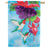 Hummingbirds Applique House Flag