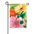 Hummingbird and Daisy Trio Double Sided Applique Garden Flag