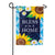 Bless Our Home Sunflowers Double Sided Applique Garden Flag