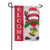 Evergreen Holiday Gnome Appliqued Garden Flag