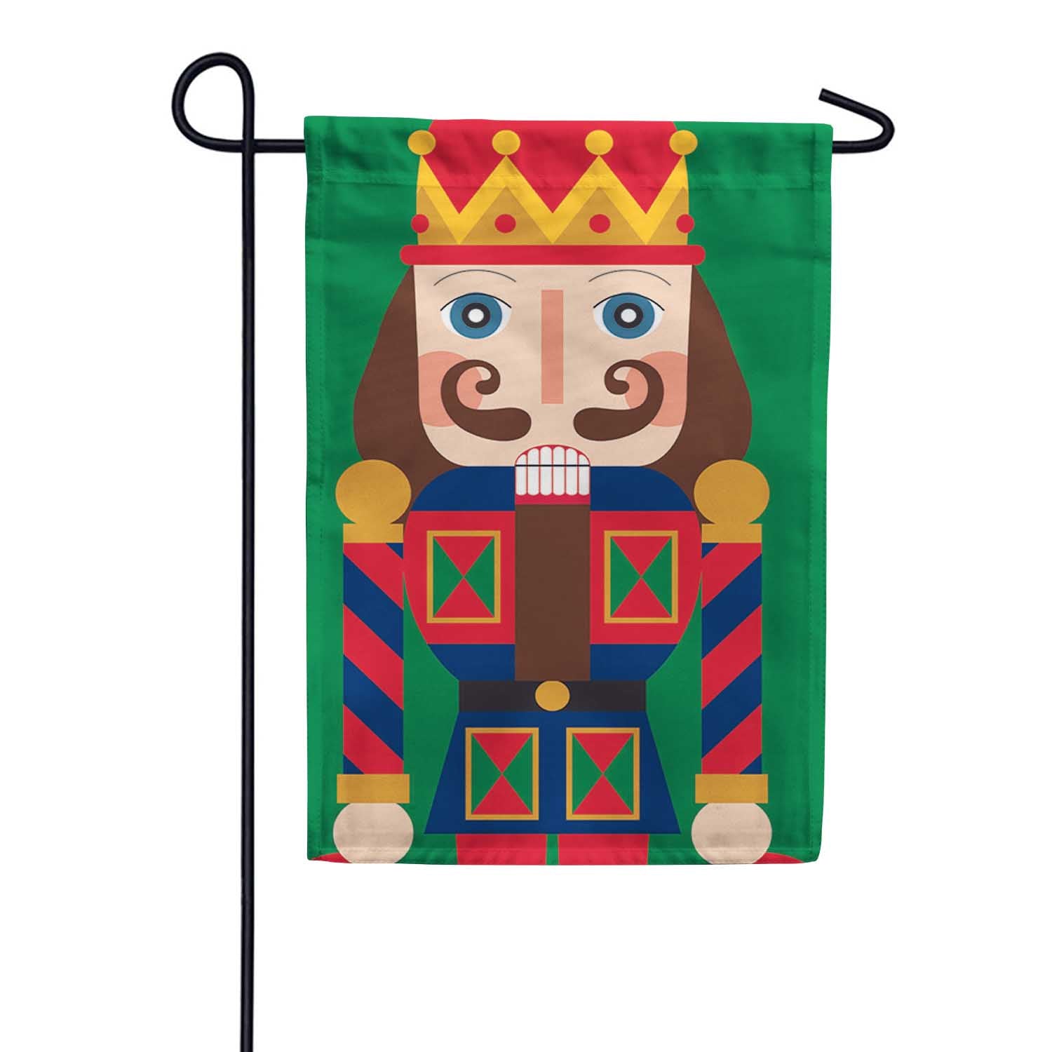 Nutcracker Applique Garden Flag