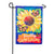 Hello Sunshine and Butterflies Applique Garden Flag