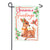 Seasons Greetings Applique Garden Flag